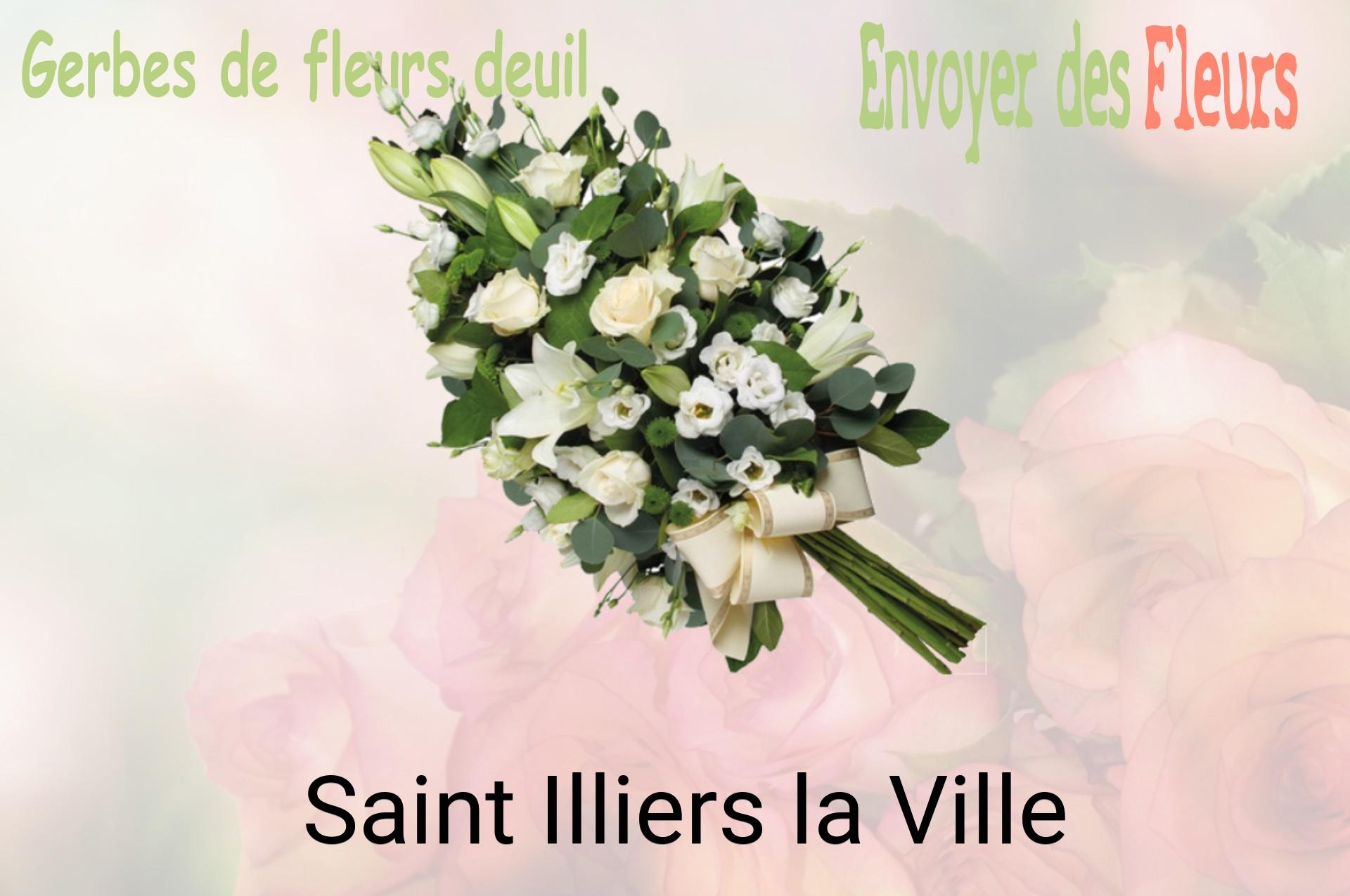 Gerbe de fleurs de deuil livrée à Saint-Illiers-la-Ville